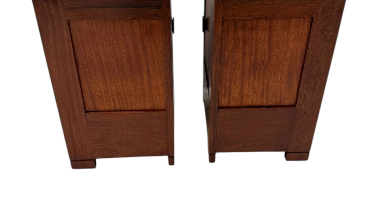 Art Deco Modernist Nightstands by J.A. Muntendam for L.O.V. Oosterbeek, 1920s 2